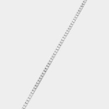 Load image into Gallery viewer, Sterling Silver Tennis 2mm Cz Necklace