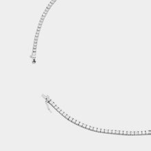 Load image into Gallery viewer, Sterling Silver Tennis 2mm Cz Necklace