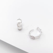 Load image into Gallery viewer, Sandblast Circles Huggie Earrings