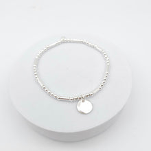 Load image into Gallery viewer, Stretchy Ball and Barrel Disc Charm Bracelet