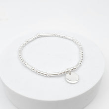 Load image into Gallery viewer, Stretchy Ball and Barrel Disc Charm Bracelet