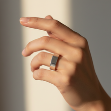 Load image into Gallery viewer, Sterling Silver Flat Top Ring 7mm