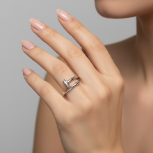 Load image into Gallery viewer, Nail Cubic Zirconia Ring
