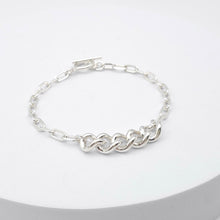 Load image into Gallery viewer, Curb and Link Bracelet
