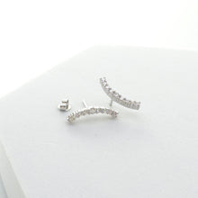 Load image into Gallery viewer, Cubic Zirconia Crawling Stud Earrings