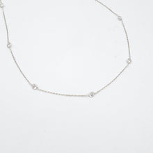 Load image into Gallery viewer, Cubic Zirconia Chain Necklace 50cm