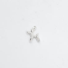 Load image into Gallery viewer, Sterling Silver Balloon Dog Charm Pendant