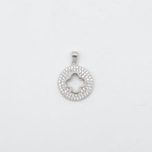 Load image into Gallery viewer, Open Flower Cubic Zirconia Pendant