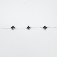 Load image into Gallery viewer, Three Small Agate Clover Bracelet