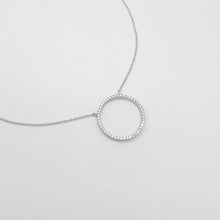 Load image into Gallery viewer, Cubic Zirconia O Necklace 22mm