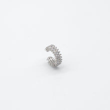 Load image into Gallery viewer, Sterling Silver Cz Cuff Earrings 13mm