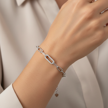Load image into Gallery viewer, Links and Ovals Bracelet