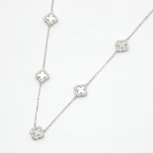 Load image into Gallery viewer, Mother of Pearl Floral Double-sided Necklace