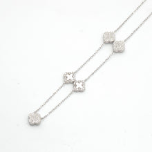 Load image into Gallery viewer, Mother of Pearl Floral Double-sided Necklace