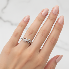 Load image into Gallery viewer, Sterling Silver Infinity Ring