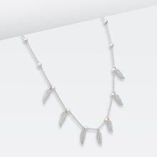 Load image into Gallery viewer, Feather and Ball Necklace