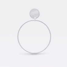 Load image into Gallery viewer, Stud with Circle Earrings 43mm
