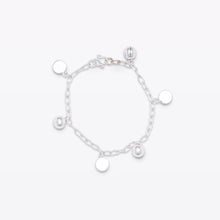 Load image into Gallery viewer, Ball and Disc Charm Bracelet