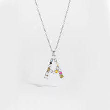 Load image into Gallery viewer, Multicolor Letter Necklace