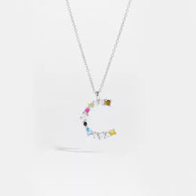 Load image into Gallery viewer, Multicolor Letter Necklace