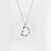 Load image into Gallery viewer, Multicolor Letter Necklace