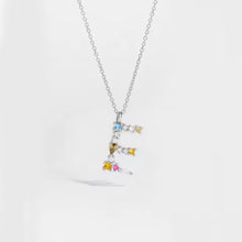Load image into Gallery viewer, Multicolor Letter Necklace