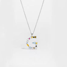 Load image into Gallery viewer, Multicolor Letter Necklace