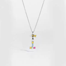 Load image into Gallery viewer, Multicolor Letter Necklace
