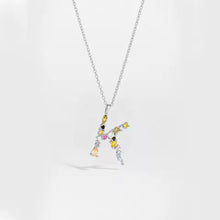 Load image into Gallery viewer, Multicolor Letter Necklace