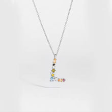 Load image into Gallery viewer, Multicolor Letter Necklace