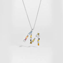 Load image into Gallery viewer, Multicolor Letter Necklace