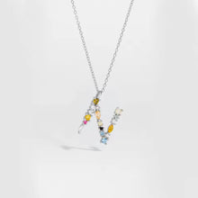 Load image into Gallery viewer, Multicolor Letter Necklace