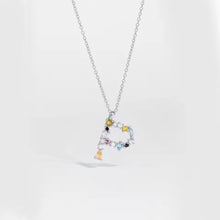 Load image into Gallery viewer, Multicolor Letter Necklace