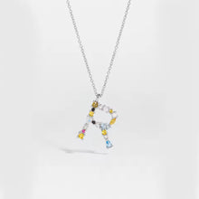 Load image into Gallery viewer, Multicolor Letter Necklace