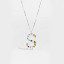 Load image into Gallery viewer, Multicolor Letter Necklace