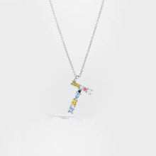 Load image into Gallery viewer, Multicolor Letter Necklace