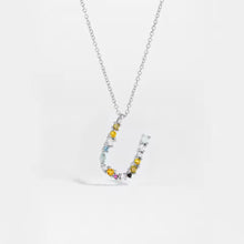 Load image into Gallery viewer, Multicolor Letter Necklace