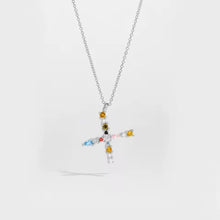 Load image into Gallery viewer, Multicolor Letter Necklace