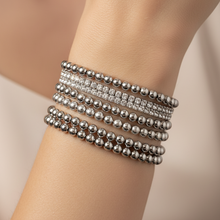Load image into Gallery viewer, Cubic Zirconia Stretchy Bracelet