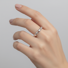 Load image into Gallery viewer, Sterling Silver Open Ring 4mm
