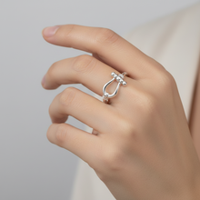 Load image into Gallery viewer, Sterling Silver Lock Ring

