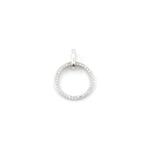 Load image into Gallery viewer, Cubic Zirconia Circle Pendant
