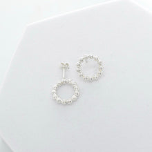 Load image into Gallery viewer, Sterling Silver Round Ball Stud Earrings
