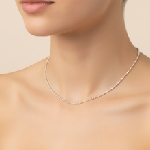 Load image into Gallery viewer, Diamond-cut Ball Necklace 45cm
