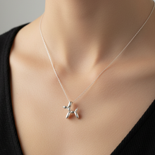 Load image into Gallery viewer, Sterling Silver Balloon Dog Charm Pendant
