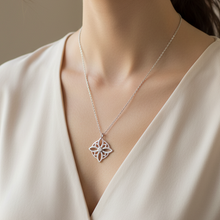 Load image into Gallery viewer, Floral Medallion Pendant
