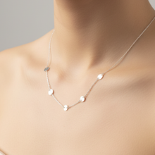 Load image into Gallery viewer, Sterling Silver 5 Disc 7mm Necklace
