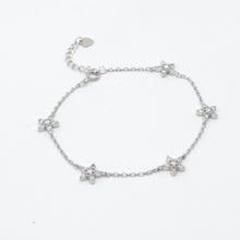 Load image into Gallery viewer, Cubic Zirconia Flower Bracelet
