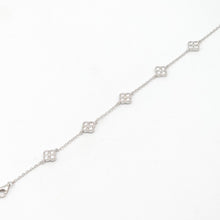 Load image into Gallery viewer, Cubic Zirconia Floral Bracelet

