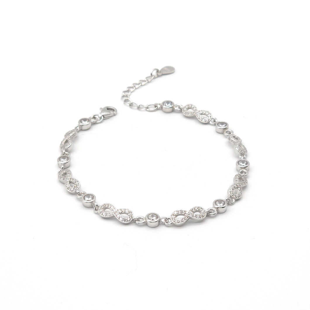 Infinity Cubic Zirconia Bracelet